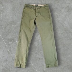 Todd Snyder Chino Pants Mens 30x30 Green Japanese Selvedge Business Casual